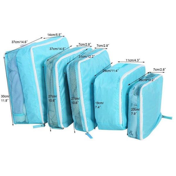5 pieces / set of travel storage bag luggage square towel multi-function clothes finishing (blue) storage bottles jars
5 pieces / set of travel storage bag luggage square towel multi-function clothes finishing (blue) storage bottles jars