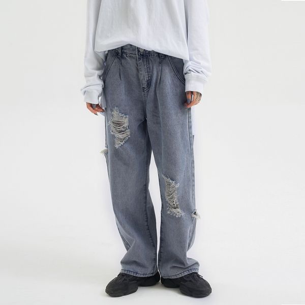 plus size loose oversized baggy ripped hole denim tracksuit streetwear women man pant punk harajuku jeans hip hop vintage korean, Blue
plus size loose oversized baggy ripped hole denim tracksuit streetwear women man pant punk harajuku jeans hip hop vintage korean, Blue