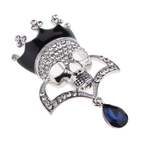 punk hollow rhinestone inlay crystal crown skull pin corsage brooch collar pin for women men suit dress, Gray
punk hollow rhinestone inlay crystal crown skull pin corsage brooch collar pin for women men suit dress, Gray