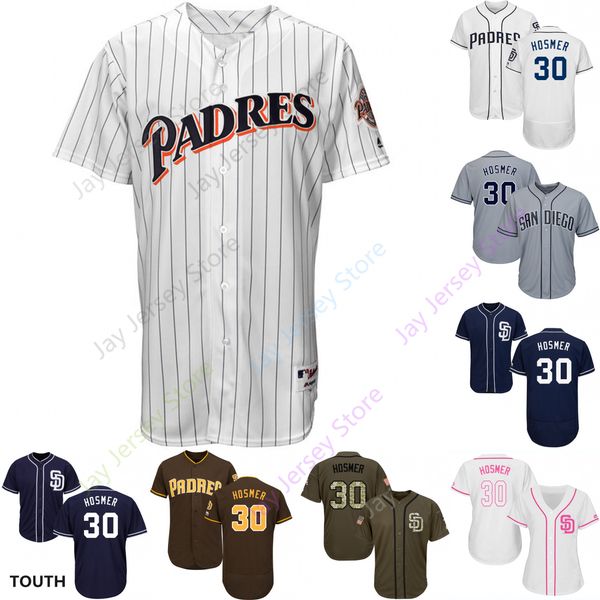 Custom San Diego 30 Eric Hosmer Jersey Padres Jerseys Cool Base Flexbase White Black Red Grey Home Away Men Women Youth Cheap
Custom San Diego 30 Eric Hosmer Jersey Padres Jerseys Cool Base Flexbase White Black Red Grey Home Away Men Women Youth Cheap