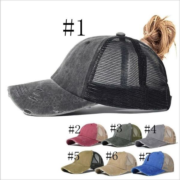 ponytail baseball caps solid messy buns hat washed cotton ripped denim caps visor sun snapbacks hat dda43, Blue;gray
ponytail baseball caps solid messy buns hat washed cotton ripped denim caps visor sun snapbacks hat dda43, Blue;gray