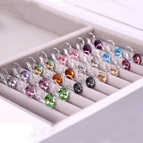 round 10 color options morganite crystal zircon fashion 925 sterling silver ear jewelry hoop huggie earring m03-er0574, Golden
round 10 color options morganite crystal zircon fashion 925 sterling silver ear jewelry hoop huggie earring m03-er0574, Golden