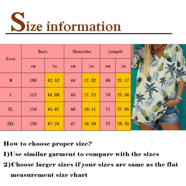 women long sleeve floral print shirts v neck ladies casual plus size, White