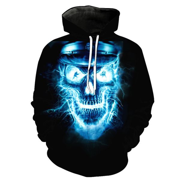european and american trade skeleton digital printing with cap pocket cover men's fashion men's clothing with hat clothing, Black
european and american trade skeleton digital printing with cap pocket cover men's fashion men's clothing with hat clothing, Black