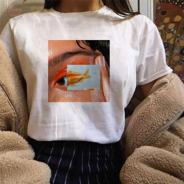рыбьи глаза tee женщины harajuku эстетика tshirt хип-хоп моды tumblr graphic grunge футболка streetwear tops tee femme костюмы, White
рыбьи глаза tee женщины harajuku эстетика tshirt хип-хоп моды tumblr graphic grunge футболка streetwear tops tee femme костюмы, White