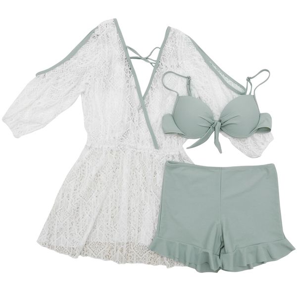 bikinis set 2021 women bandage bikini push up bathing suit three piece swimwear with cover summer padded swimsuit biquinis
bikinis set 2021 women bandage bikini push up bathing suit three piece swimwear with cover summer padded swimsuit biquinis