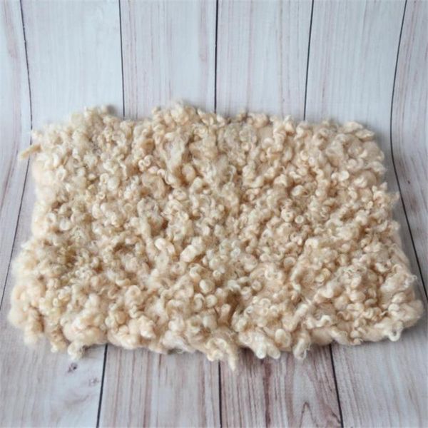 

new curly wool flokati rug blanket newborn baby knitted chunky blanket pgraphy props baby felted curly basket stuffer filler