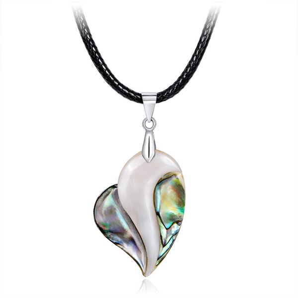 fashion necklac pendant jewelry personality heart-shaped natural abalone shell series american clavicle chain stxl036, Silver
fashion necklac pendant jewelry personality heart-shaped natural abalone shell series american clavicle chain stxl036, Silver