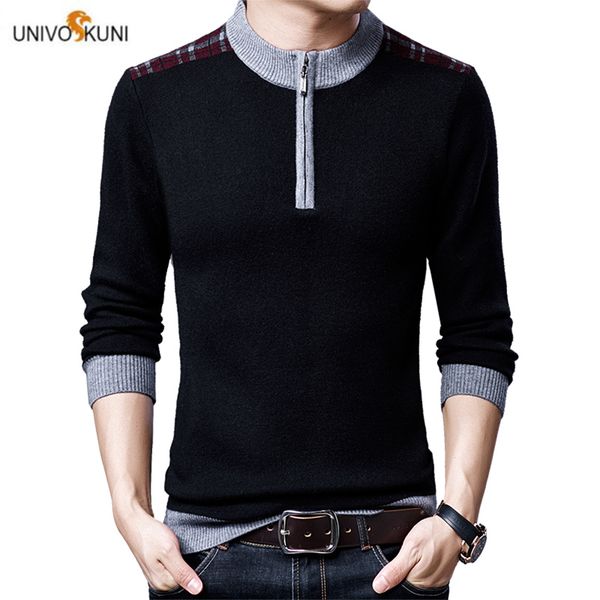univos kuni 2019men's sweater new arrive spring and autumn solid color pllovers business fashion slim 1906, White;black
univos kuni 2019men's sweater new arrive spring and autumn solid color pllovers business fashion slim 1906, White;black
