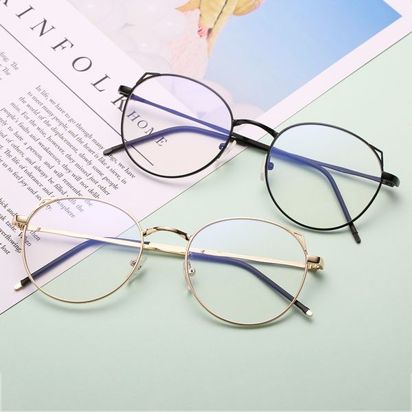 2019 fashion glasses frame oval lovely cute cat eye metal frame female glasses women transparent clear lens party, Silver
2019 fashion glasses frame oval lovely cute cat eye metal frame female glasses women transparent clear lens party, Silver