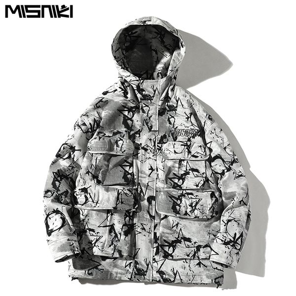 2019 autumn man jacket jacket casual printing men's hoodie coat hip hop loose multi-pocket design jackets streetwear jp49, Black;brown
2019 autumn man jacket jacket casual printing men's hoodie coat hip hop loose multi-pocket design jackets streetwear jp49, Black;brown