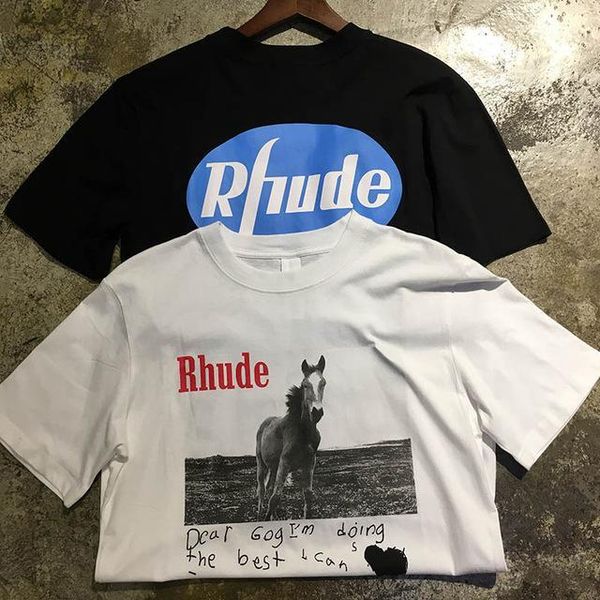 2019 rhude футболки высокого качества дорогой гог лучшие rhude toptees повседневная мода хлопок мужчины женщины лошадь печати черный белый r, White;black
2019 rhude футболки высокого качества дорогой гог лучшие rhude toptees повседневная мода хлопок мужчины женщины лошадь печати черный белый r, White;black