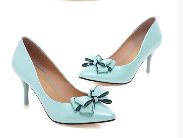 2020 spring and autumn with new style fashion high heel fine heel pointed end bowknot women's shoes @mqwbh607, Black
2020 spring and autumn with new style fashion high heel fine heel pointed end bowknot women's shoes @mqwbh607, Black