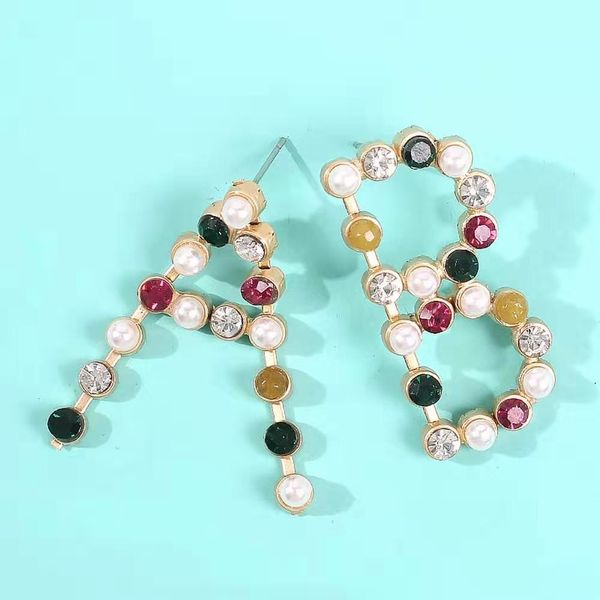 wholesale-etter ab dangle earrings for women luxury designer colorful diamond pearl charm earring vintage bohemian pearls letters jewelry, Silver
wholesale-etter ab dangle earrings for women luxury designer colorful diamond pearl charm earring vintage bohemian pearls letters jewelry, Silver