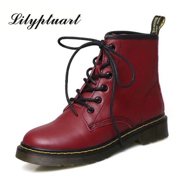 2019 european and american style cowhide material lacing closed booties round head thick with beef tendon bottom boots, Black
2019 european and american style cowhide material lacing closed booties round head thick with beef tendon bottom boots, Black