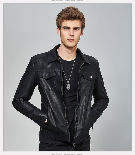 Mens Designer Faux Leather Jackets Fashion Mens Stand Collar Outerwear Casual Solid Coats PU with Zipper
Mens Designer Faux Leather Jackets Fashion Mens Stand Collar Outerwear Casual Solid Coats PU with Zipper
