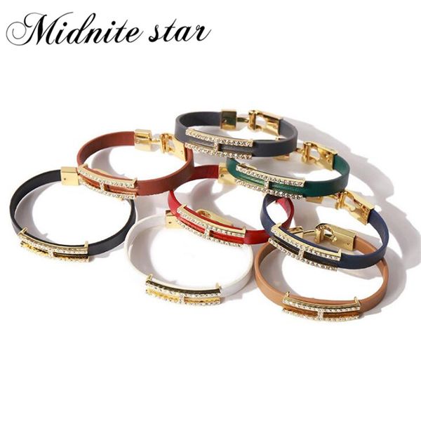 2019 leather pu bangles women cubic zirconia fashion gothic punk style rivet bracelets single loop handmade charm bangle gift, Black
2019 leather pu bangles women cubic zirconia fashion gothic punk style rivet bracelets single loop handmade charm bangle gift, Black