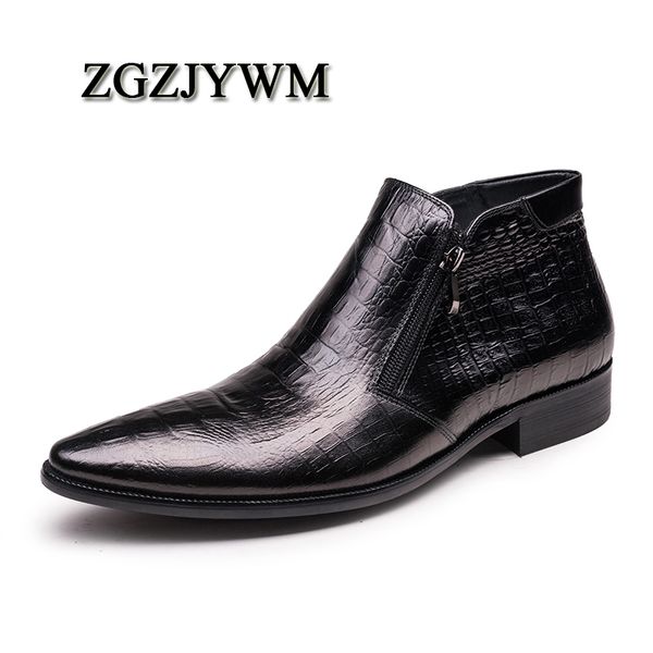 zgzjywm fashion black /red wine breathable zip genuine leather pointed toe oxford classic business office formal ankle men boots
zgzjywm fashion black /red wine breathable zip genuine leather pointed toe oxford classic business office formal ankle men boots