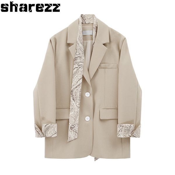 sharezz spring autumn 2020 new khaki blazer women long sleeve bandage soild loose fit big size jacket woman fashion tide short, White;black
sharezz spring autumn 2020 new khaki blazer women long sleeve bandage soild loose fit big size jacket woman fashion tide short, White;black