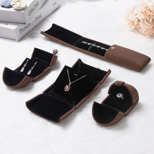 high-grade cloth multi color double-opening jewelry display box ring&necklace packaging box gift boxes for jewellery, Black;white
high-grade cloth multi color double-opening jewelry display box ring&necklace packaging box gift boxes for jewellery, Black;white