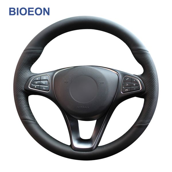 black pu artificial leather car steering wheel covers for c180 c200 c260 c300 b200 e200 e300 cls260 cls300 glc260
black pu artificial leather car steering wheel covers for c180 c200 c260 c300 b200 e200 e300 cls260 cls300 glc260