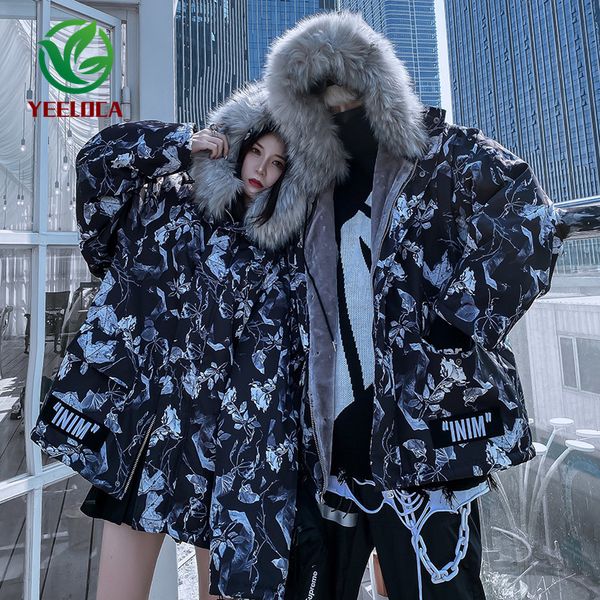 2019 winter thicken hooded jacket coat fur collar hip hop warm couple leaves camouflage versatile men windbreaker brand design, Black
2019 winter thicken hooded jacket coat fur collar hip hop warm couple leaves camouflage versatile men windbreaker brand design, Black