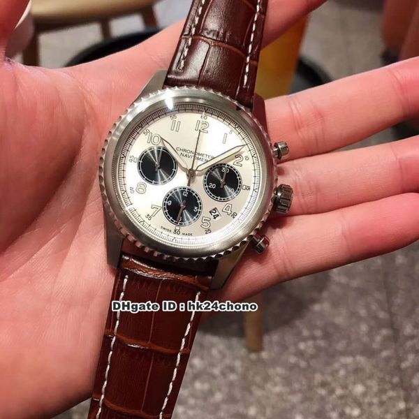 7 style 43mm navitimer 8 b01 quartz chronograph mens watch ab01171a1g1p1 silver dial leather strap gents sport watches, Slivery;brown
7 style 43mm navitimer 8 b01 quartz chronograph mens watch ab01171a1g1p1 silver dial leather strap gents sport watches, Slivery;brown