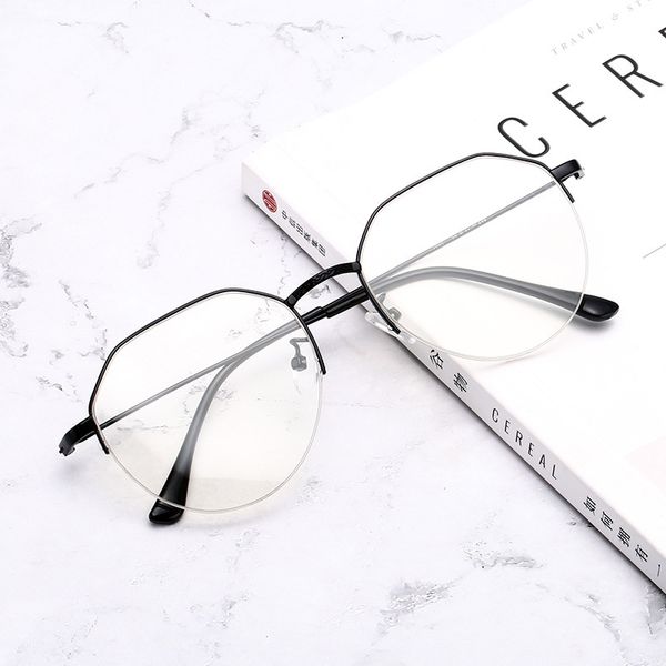 metal half-frame blue-light radiation-proof glasses frames me women computer glasses anti blue, White;black
metal half-frame blue-light radiation-proof glasses frames me women computer glasses anti blue, White;black