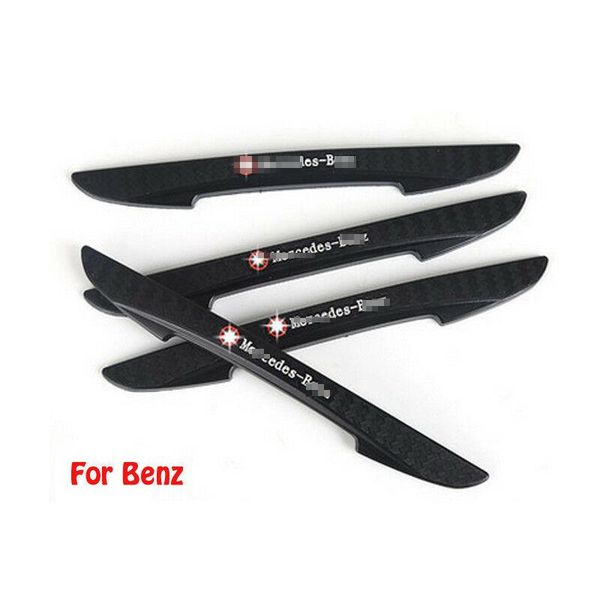 for benz series car side door edge guard bumper trim protector stickers 4pcs