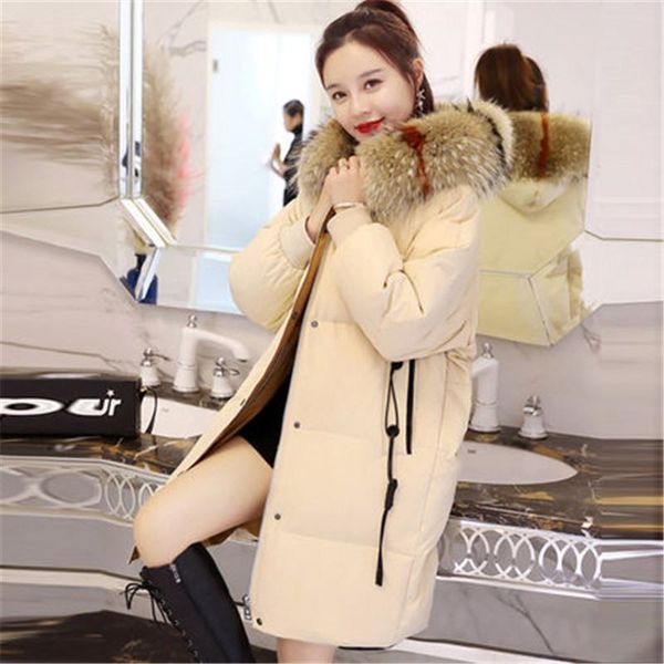 2019 new winter plus size 5xl women real raccoon fur hooded duck down coat parkas female loose long puffer jacket mujer c118, Black
2019 new winter plus size 5xl women real raccoon fur hooded duck down coat parkas female loose long puffer jacket mujer c118, Black