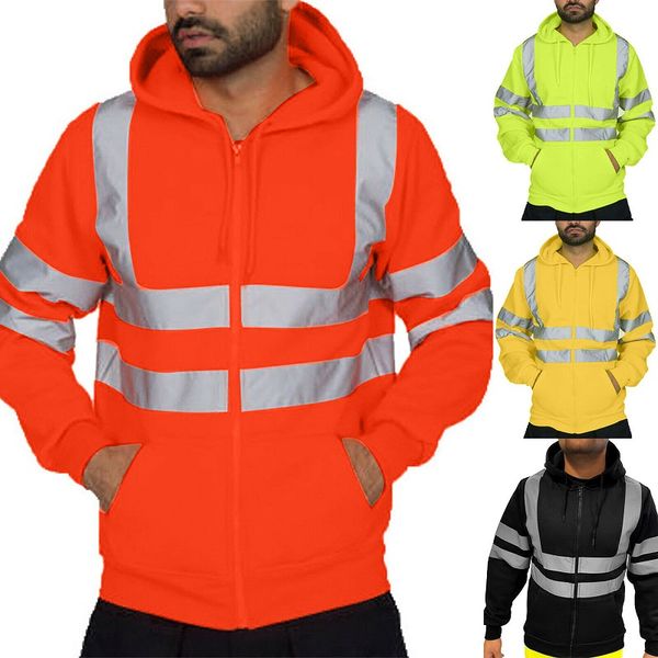 reflective jacket high visibility running waistcoat night riding safety winter jacket men reflective vest hoodie, Black;red
reflective jacket high visibility running waistcoat night riding safety winter jacket men reflective vest hoodie, Black;red