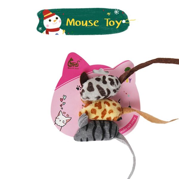 3 pcs small mouse cat toy leopard print mouse toy with catnip durable pet chew molar 
3 pcs small mouse cat toy leopard print mouse toy with catnip durable pet chew molar