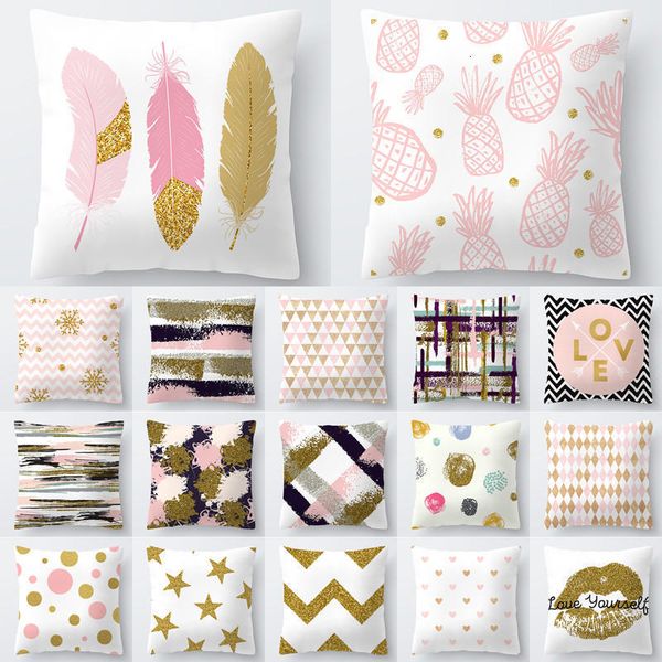 1pcs декоративных подушки простого pink gold series полиэстер подушка обложка главной софы декор 45 * 45см наволочка funda cojin 40812 
1pcs декоративных подушки простого pink gold series полиэстер подушка обложка главной софы декор 45 * 45см наволочка funda cojin 40812