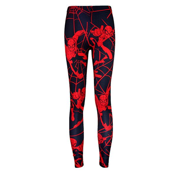 europe and america new style digital star colour printing leggings cool stretch yoga pants spider-man women's pants, Black 
europe and america new style digital star colour printing leggings cool stretch yoga pants spider-man women's pants, Black