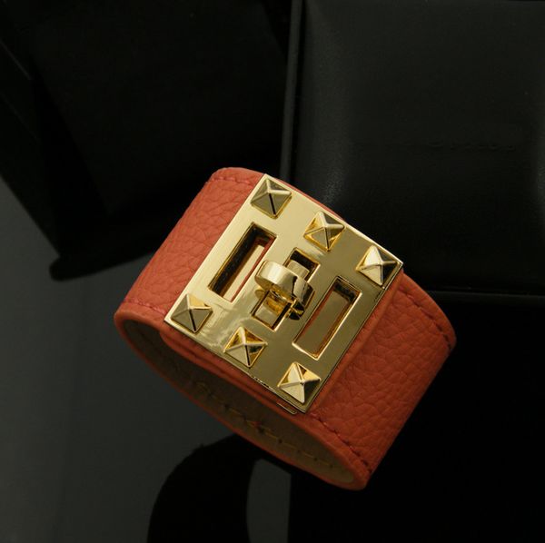 fashion punk wide love bracelet bangle for women h bracelet gold plated stainless steel pu leather bracelet pulseira feminina masculin, Black
fashion punk wide love bracelet bangle for women h bracelet gold plated stainless steel pu leather bracelet pulseira feminina masculin, Black