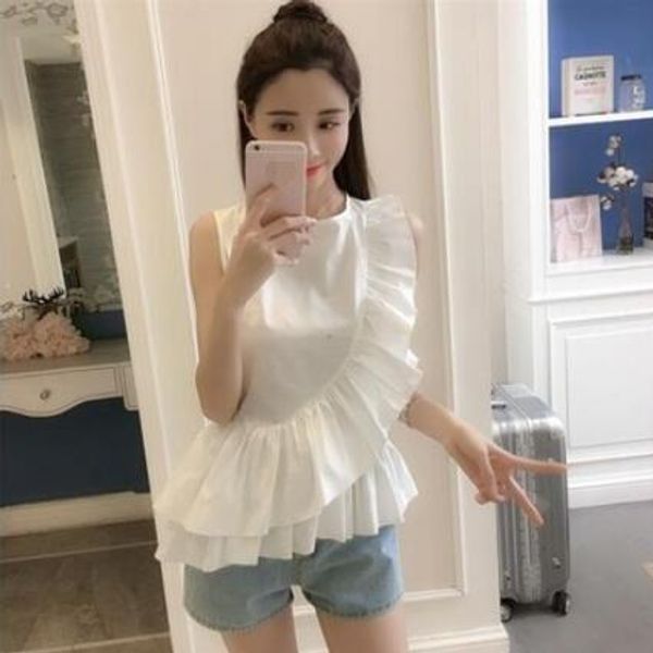 summer new leaf womens and blouses sweet mori girls stripe sleeveless shirt blusas feminina plus size dv843, White
summer new leaf womens and blouses sweet mori girls stripe sleeveless shirt blusas feminina plus size dv843, White
