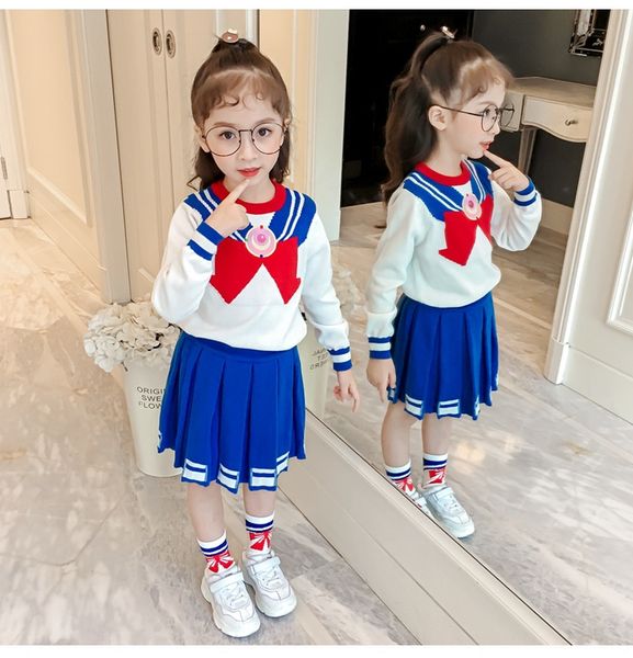 children's girls beautiful girl soldier water ice moon baby pleated skirt sweater knitted sweater + pleated skirt set, Blue
children's girls beautiful girl soldier water ice moon baby pleated skirt sweater knitted sweater + pleated skirt set, Blue