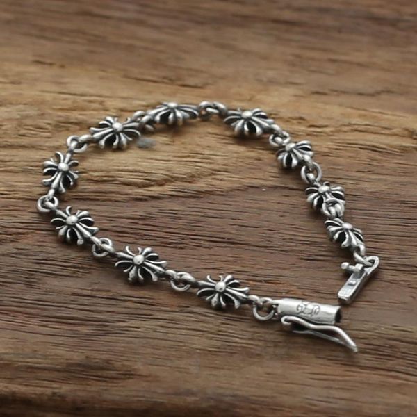 2020 new starfield s925 sterling silver jewelry star with version of silver retro thai classic cross bracelet&bracelet homme
2020 new starfield s925 sterling silver jewelry star with version of silver retro thai classic cross bracelet&bracelet homme