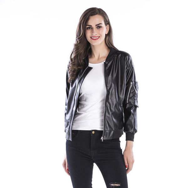 2017 faux leather jackets for women designer jacket leather autumn soft coat slim black zipper motorcycle jackets plus size women clothing
2017 faux leather jackets for women designer jacket leather autumn soft coat slim black zipper motorcycle jackets plus size women clothing