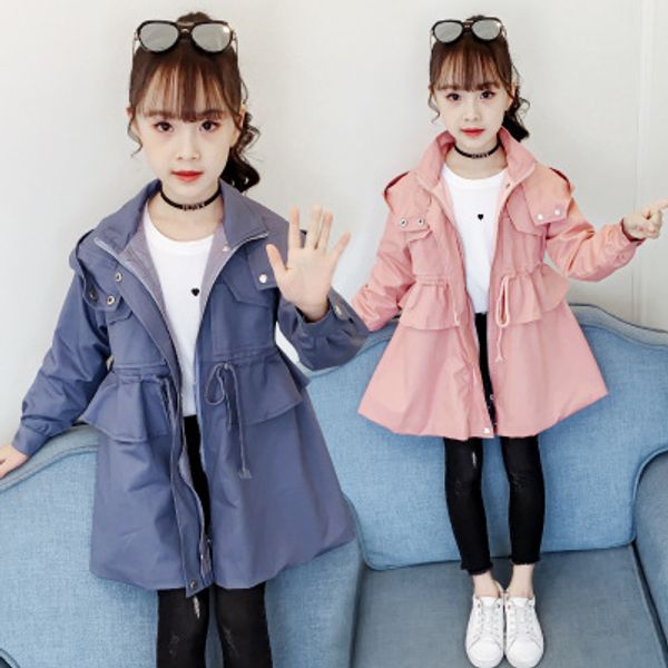 5-10 years old children solid color windbreaker new girl baby tide fashion waist hooded windbreaker cardigan casual jacket, Blue;gray
5-10 years old children solid color windbreaker new girl baby tide fashion waist hooded windbreaker cardigan casual jacket, Blue;gray