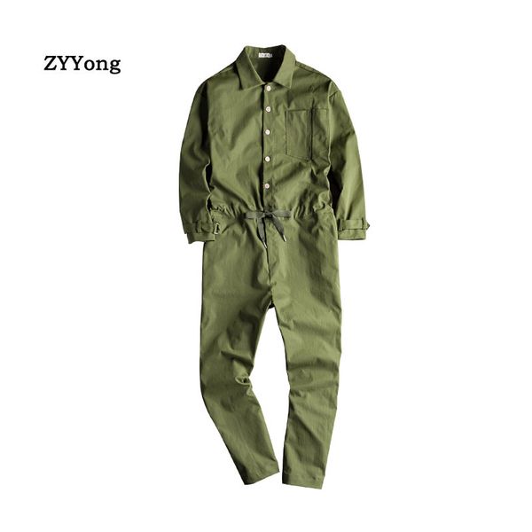 men's jumpsuit lapel long sleeve loose hip hop casual comfortable cargo pants streetwear green black overalls straight trousers
men's jumpsuit lapel long sleeve loose hip hop casual comfortable cargo pants streetwear green black overalls straight trousers