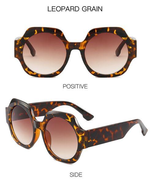 women oversized sunglasses luxury transparent gradient round sun glasses big frame leopard vintage eyewear uv400 glasses, White;black
women oversized sunglasses luxury transparent gradient round sun glasses big frame leopard vintage eyewear uv400 glasses, White;black