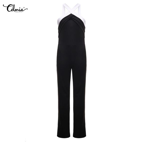 long women jumpsuits 2019 summer plus size pants halter neck off shoulder sleeveless rompers casual playsuit lady overalls, Black;white
long women jumpsuits 2019 summer plus size pants halter neck off shoulder sleeveless rompers casual playsuit lady overalls, Black;white