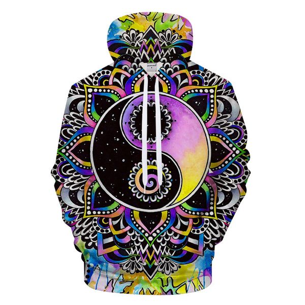 the eight diagrams picture elephant printing even hoodie 3d printing easy bring hat lovers wei men's wear, Black
the eight diagrams picture elephant printing even hoodie 3d printing easy bring hat lovers wei men's wear, Black