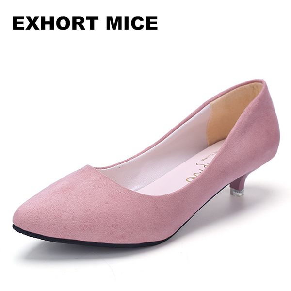 2018 women shoes pointed toe pumps suede leisure dress shoes high heels boat wedding tenis feminino ma 3cm mary janes, Black
2018 women shoes pointed toe pumps suede leisure dress shoes high heels boat wedding tenis feminino ma 3cm mary janes, Black