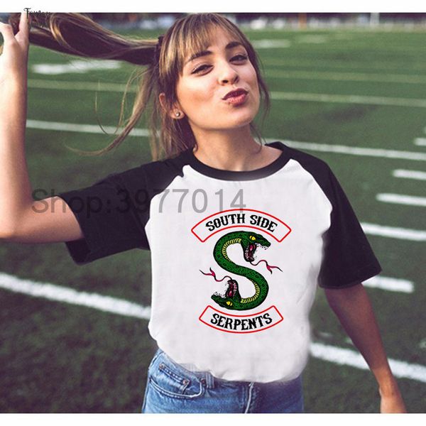 футболка лета женщин tshirt southside змеи jughead женщины верхняя одежда riverdale south side женщины футболку, White
футболка лета женщин tshirt southside змеи jughead женщины верхняя одежда riverdale south side женщины футболку, White