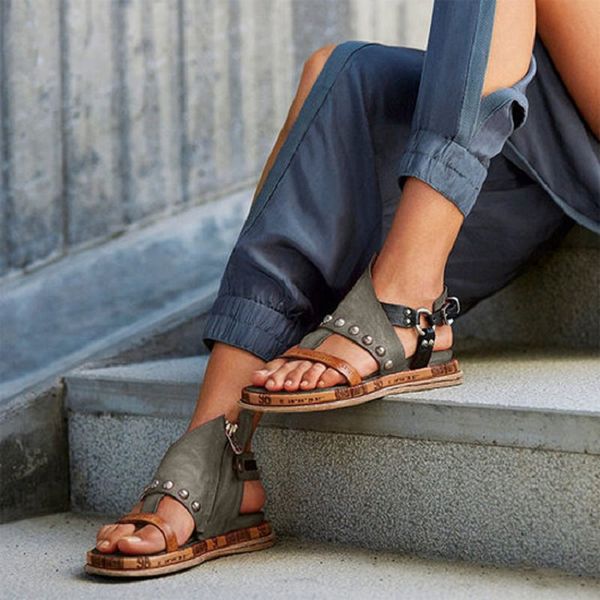 women's flat sandals metal decoration studs side buckle casual women's shoes 6 color summer toe beach shoes casual sanda, Black
women's flat sandals metal decoration studs side buckle casual women's shoes 6 color summer toe beach shoes casual sanda, Black