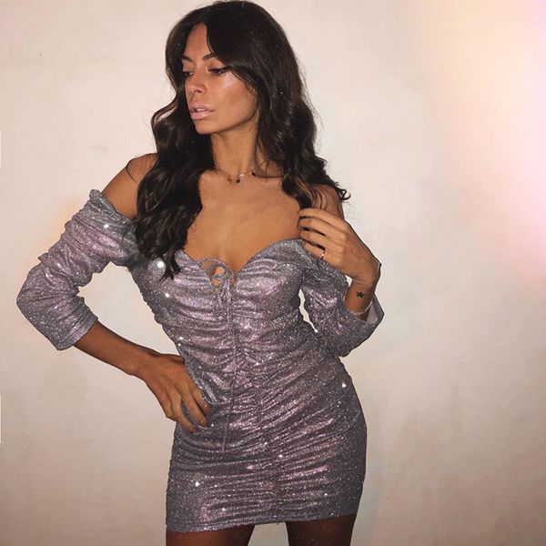 dress long sleeves glitter sequin dress women party night slim with rhinestones and sequins vestido lentejuelas #3, Black;gray
dress long sleeves glitter sequin dress women party night slim with rhinestones and sequins vestido lentejuelas #3, Black;gray