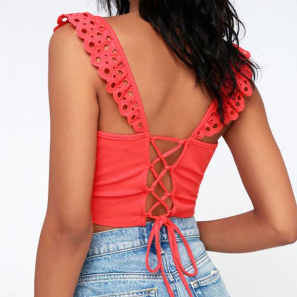 fashion casual womens ladies tank summer vest crop sleeveless eyelet lace-up bandage waistcoat tank, White
fashion casual womens ladies tank summer vest crop sleeveless eyelet lace-up bandage waistcoat tank, White