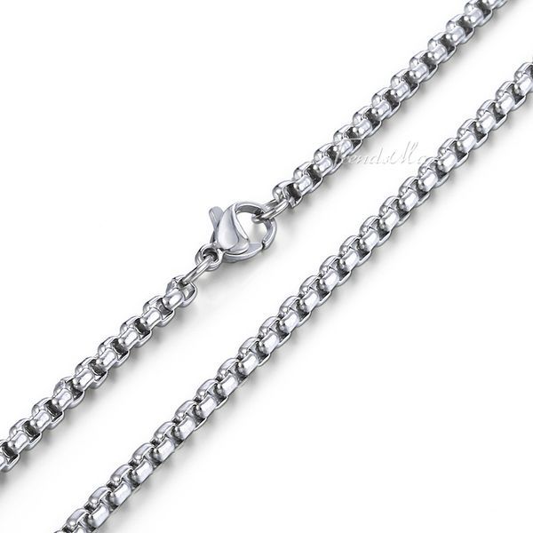 neckalce for men women stainless steel silver box link chain necklaces male jewelry men's gifts dropshipping wholesale hkn479
neckalce for men women stainless steel silver box link chain necklaces male jewelry men's gifts dropshipping wholesale hkn479